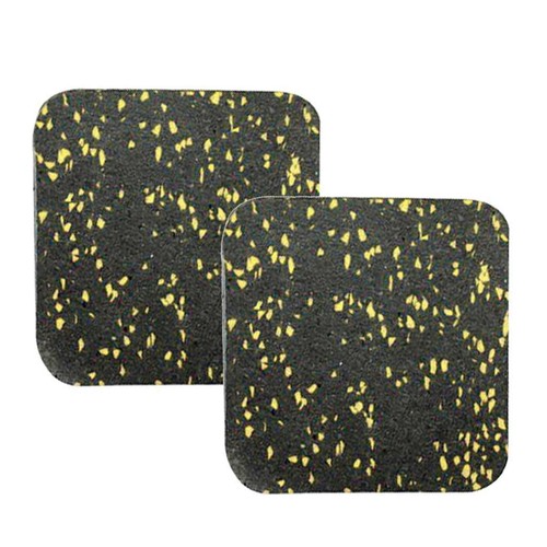 Treadmill mat yellow - 2x,
