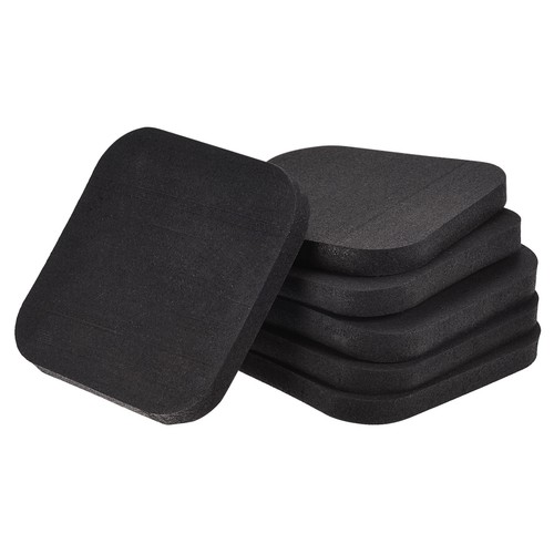 6pcs black treadmill - 3.9"x3.9",